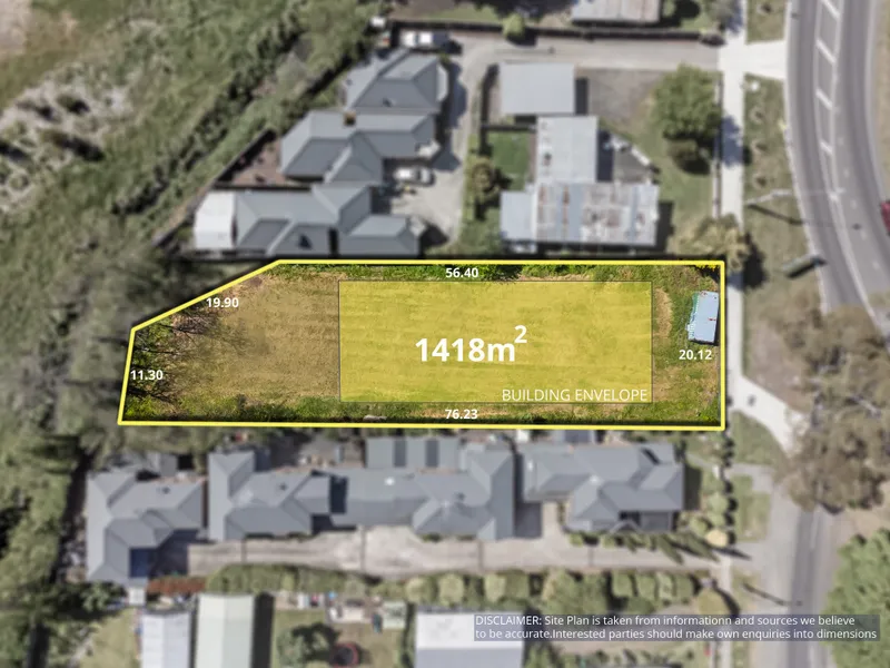 1418m2 BUILDING BLOCK IN THE HEART OF GISBORNE FOR YOUR DREAM HOME OR UNIT DEVELOPMENT (STCA)