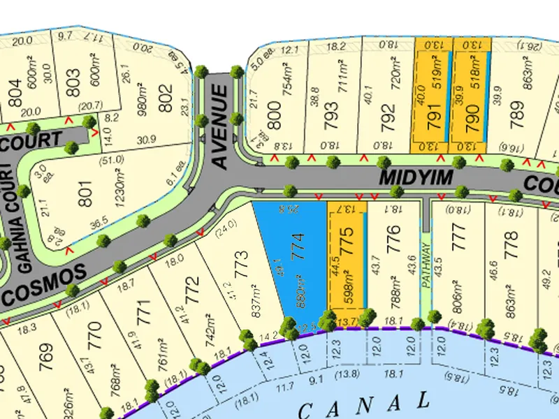 Massive Canal Front Land with Direct Ocean Access