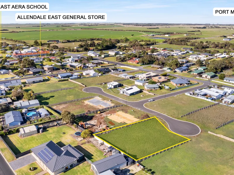 Build your dream lifestyle home in family-friendly Allendale East