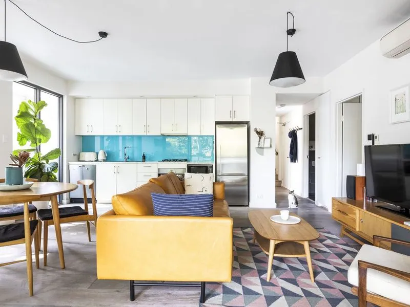 Penthouse style apartment with private rooftop garden
