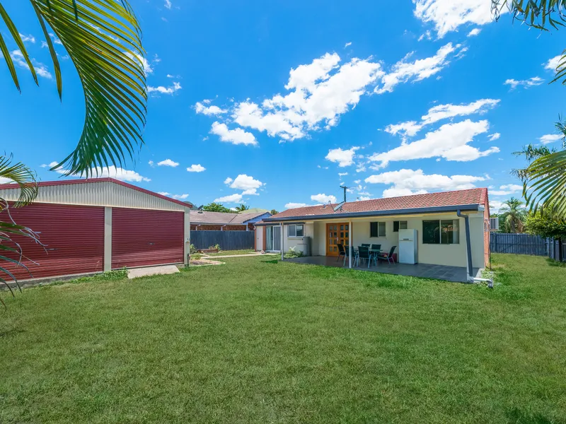 TIDY HOME + LARGE SHED.