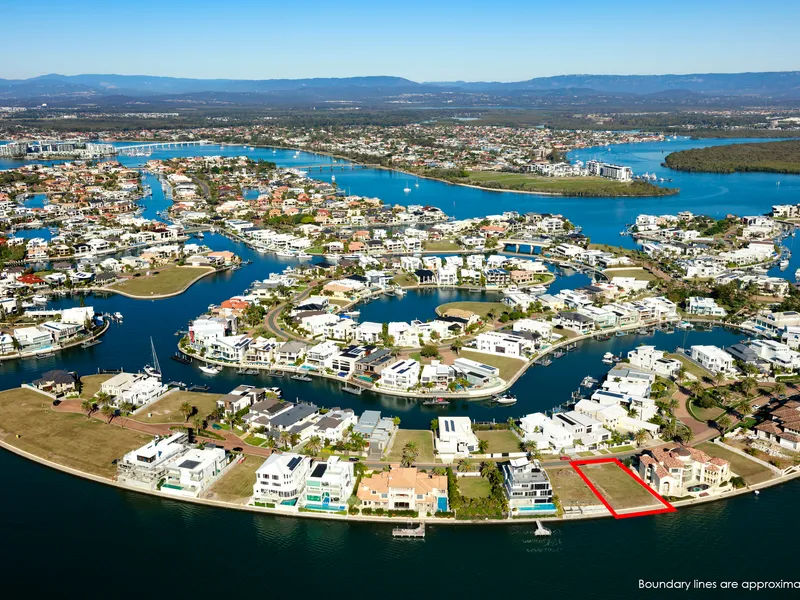 Spectacular North/East Facing Broadwater Fronting Block - Overseas Buyers Can Purchase