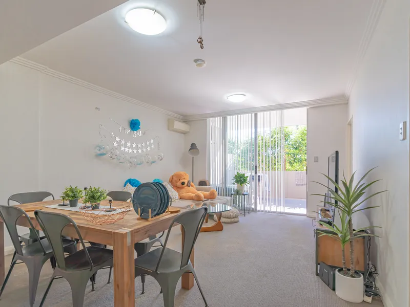 LARGE PRIVATE COURTYARD TO ELEGANT EXECUTIVE APARTMENT