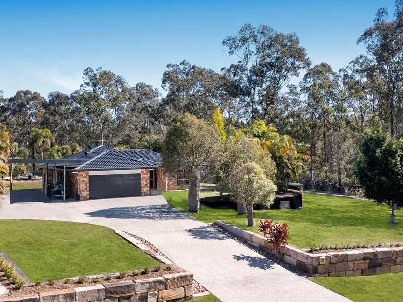 GREENBANK 4,219m2 Offers over $1,170,000 Resort style entertaining area! 4 Bed, 2 Bath, 2 Car, Carport, Sheds