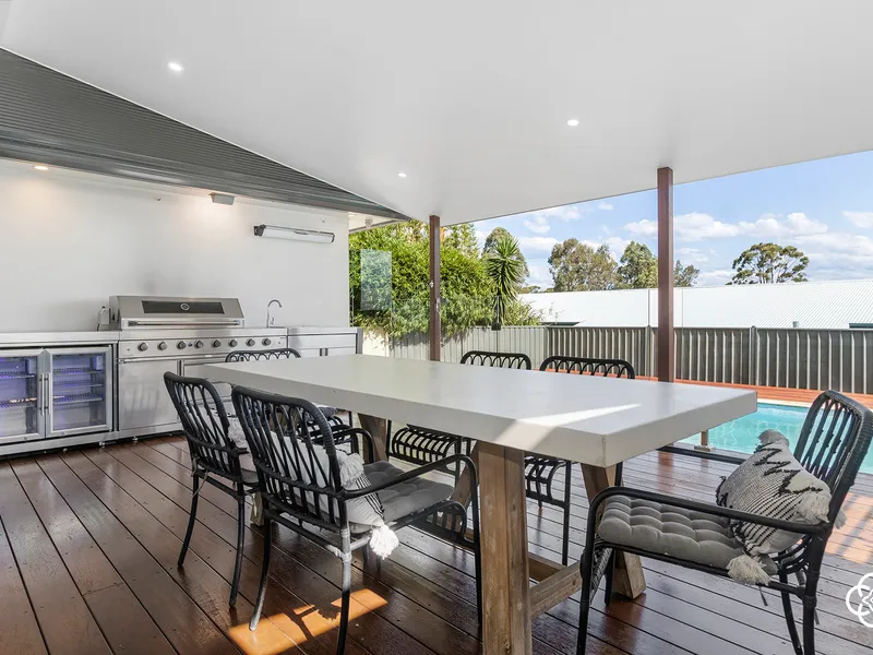 Stunning renovation creates a striking family home