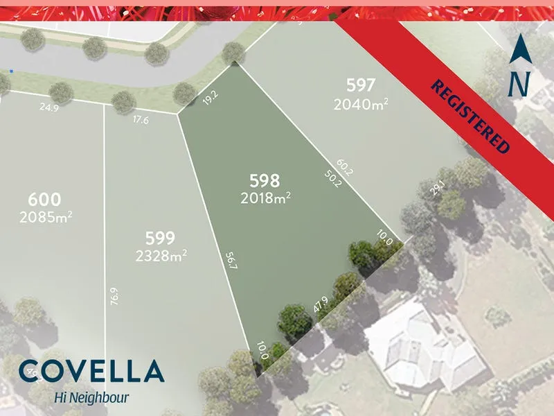 Live on the grand side of life with this half-acre block!