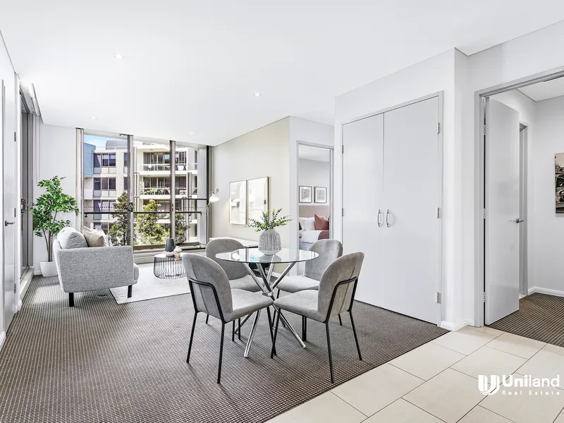 Oversized two bedroom with North Facing balcony