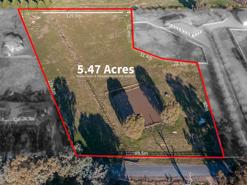 Over 5 acres on city fringe
