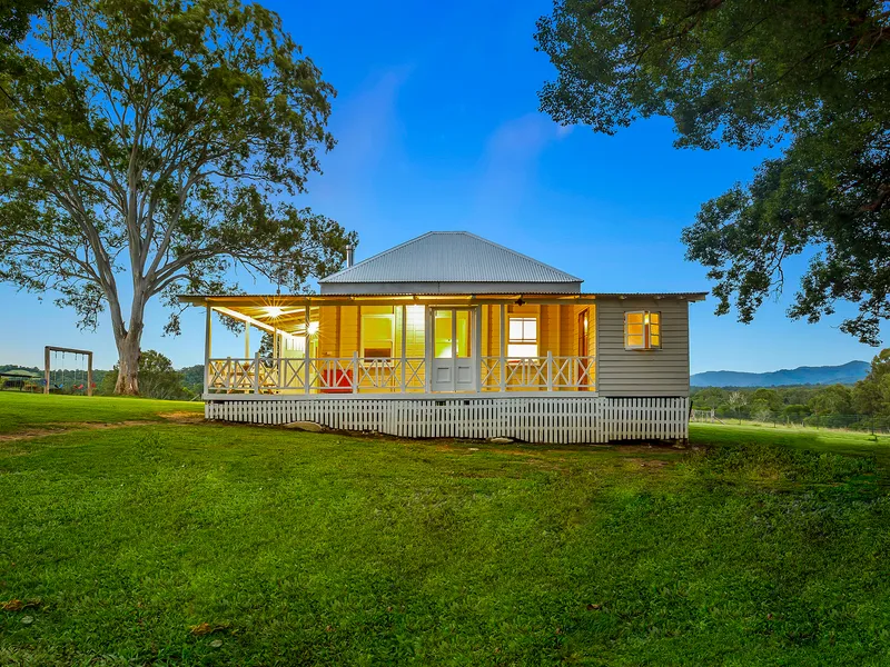 FIRST INSPECTION TIME STRICTLY THIS SAT OPEN HOME Classic Queenslander on 8.3 Magnificent Acres