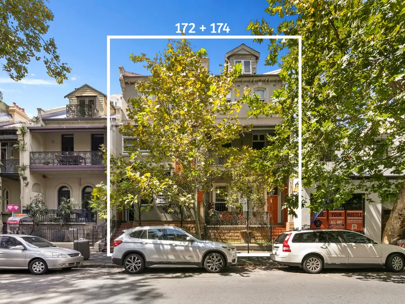 Two Grand Victorian Terraces, 460 SQM Land Approx - To Be Sold In One Line Or Separately 