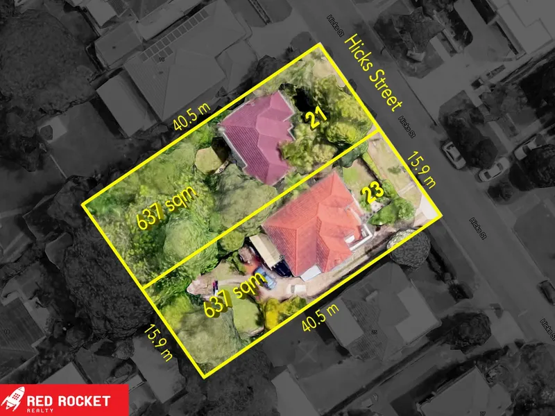 DA for 7 Townhouses  on two blocks with Existing Tenanted Houses