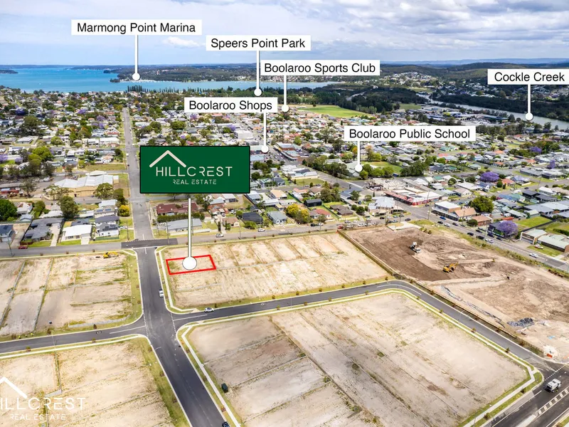 Build Your Dream Home in Heart of Boolaroo