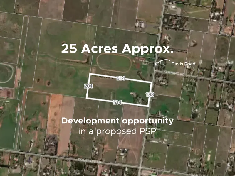 Wow! Development site potential!