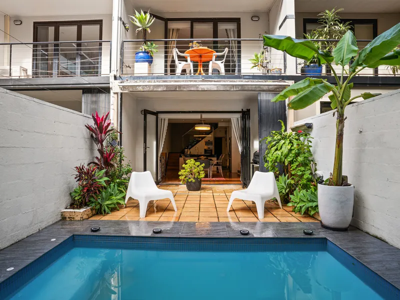 Inner-city oasis- A private light-filled haven with stunning pool and courtyard appeal