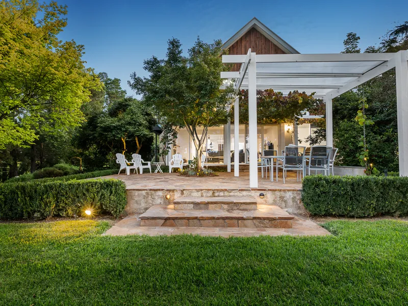 A European inspired estate on 5 acres.