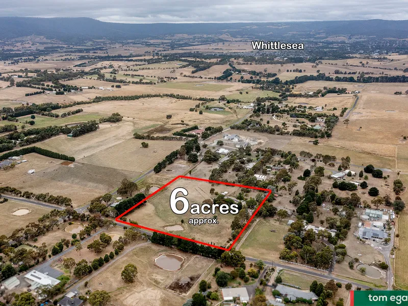 Your new lifestyle on six clear acres.