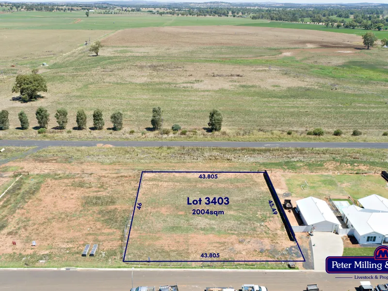 North Facing Block with Uninterrupted Rural Views