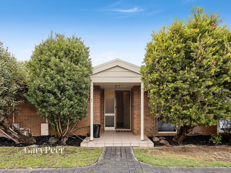 Stylish living with two outdoor havens