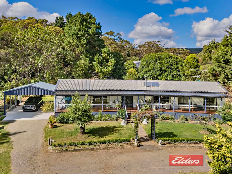 Idyllic and hidden oasis on over 5.5 acres!