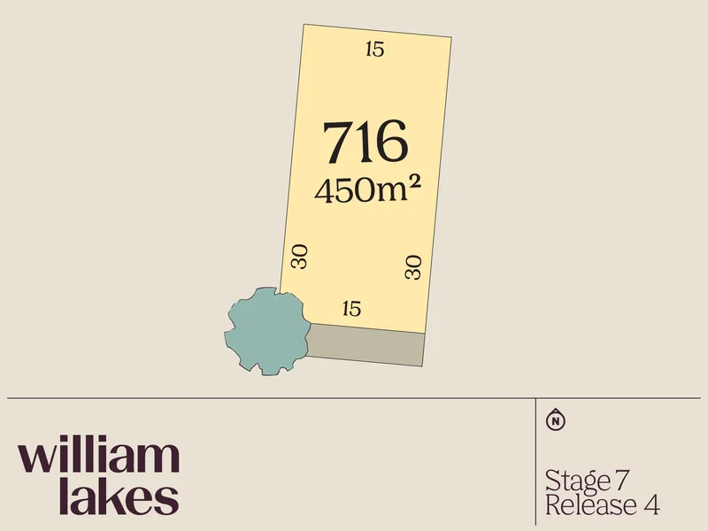 Land available in the heart of William Lakes, located nearby the Lakes and Residents Club.