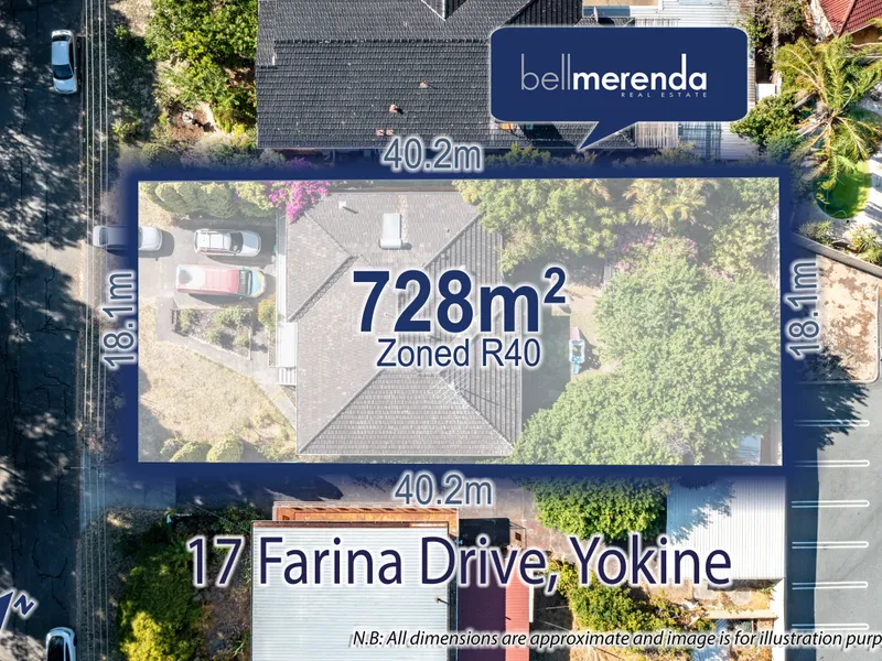 HOME on 728m2 of LAND ZONED R40 - POTENTIAL FOR 6 APARTMENTS!