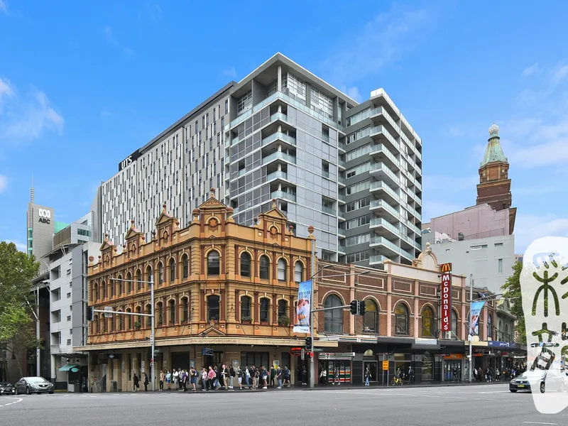 Convenient FULLY FURNISHED 1 bedroom + a large study room apartment in Prime Location! Close to Central Station, UTS and TAFE!