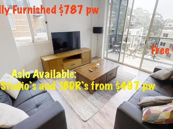 Fully Furnished 2Bedrooms and 2Bathrooms apartment in Wolli Creek