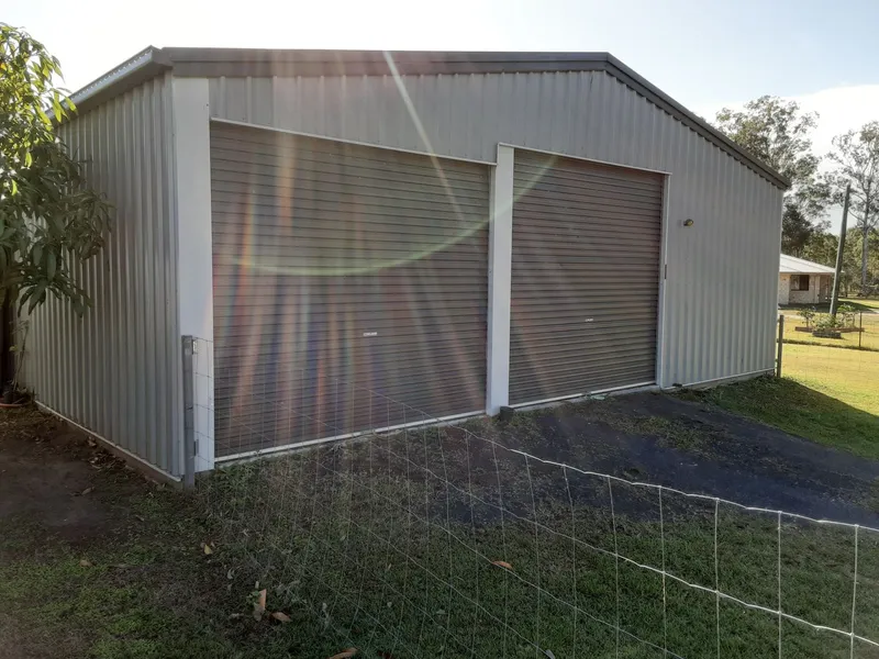 3b block home plus 1b granny flat with double carport and 9m x 9m new shed