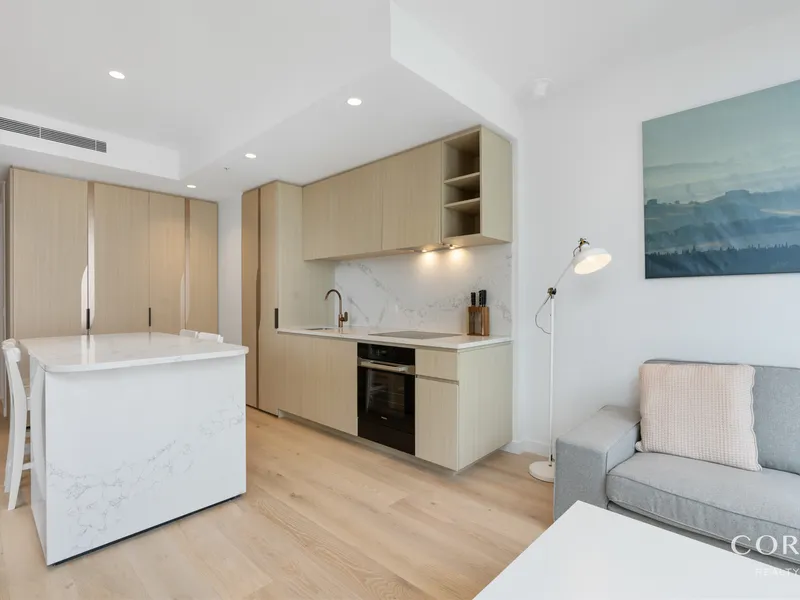 Fully furnished one-bed plus study apartment available now!