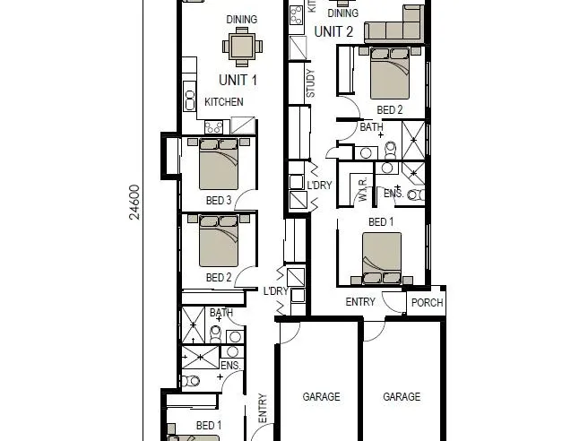 BOTH BEDROOMS HAVE ENUSITES FABULOUS SET UP!