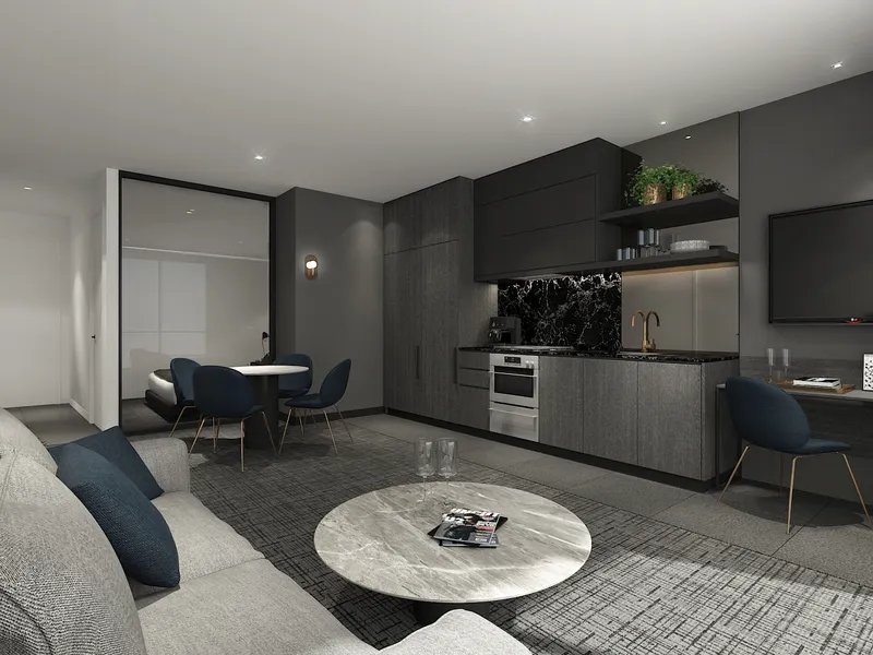 Modern 1 Bedroom Apartment with kitchenette