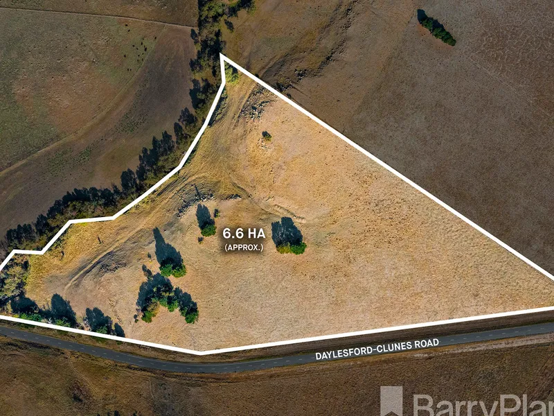 17 acre block with magnificent views close to town.