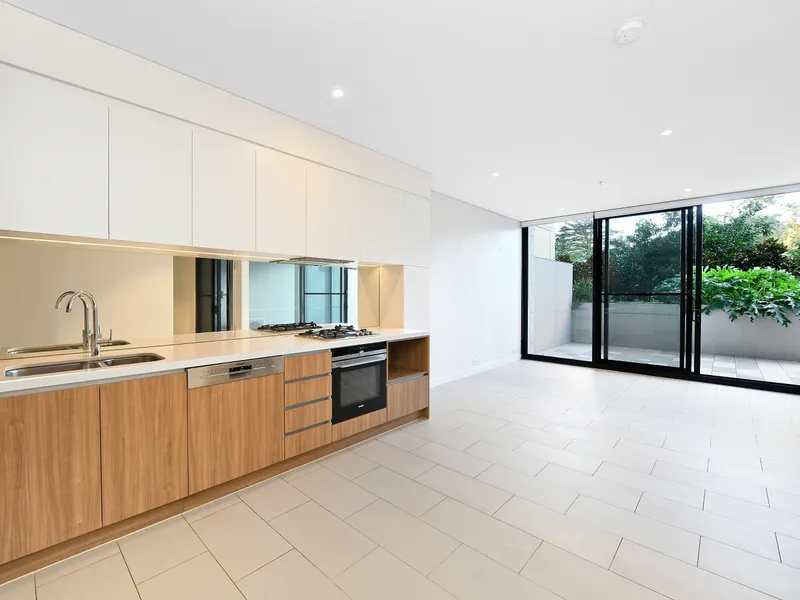 Prime North Ryde Gem: 1-Bedroom + Study with Courtyard