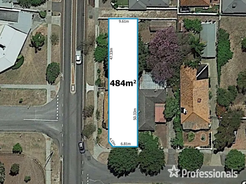 Corner Vacant Block on Lathlain Border