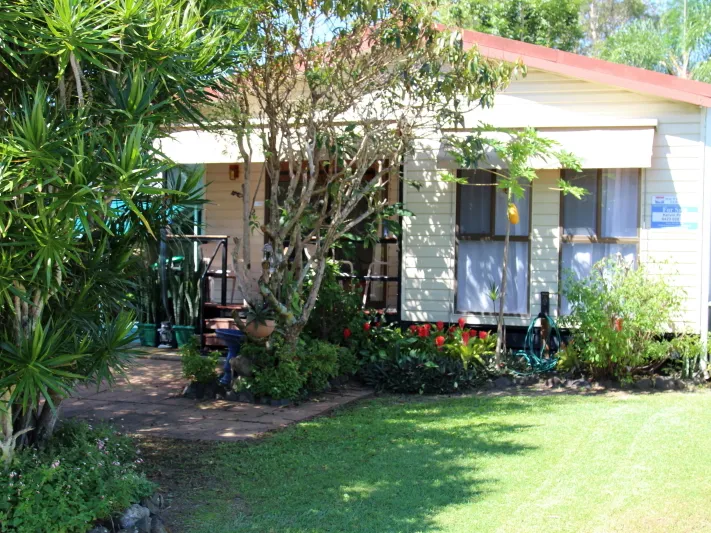 Neat two bedroom home with a large low maintenance front garden located near the village entrance and within easy walking distance to the river.