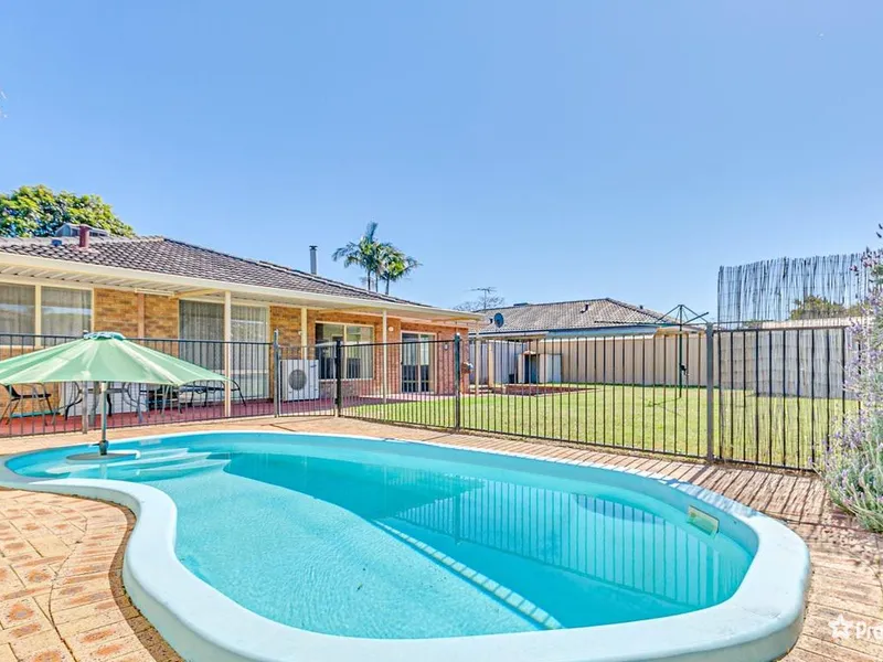 BELOW GROUND POOL WITH MONTHLY SERVICING!