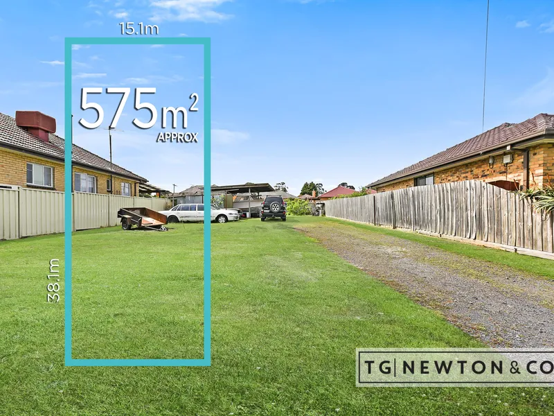 Priced to Clear!! Golden Opportunity - Vacant Land in Prime Springvale