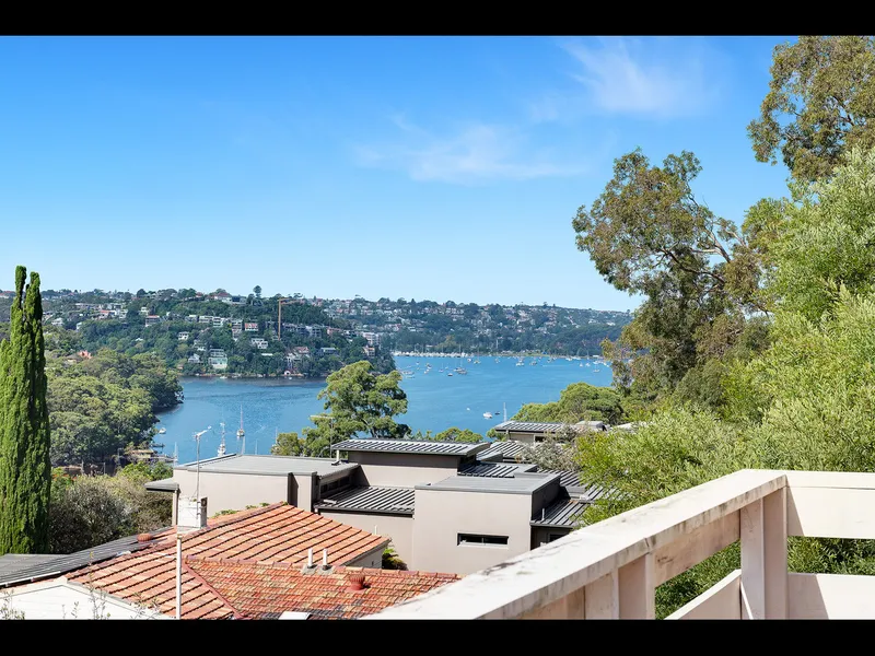 Limitless potential on this 961 sqm block with Sailors Bay view