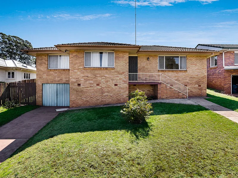 Solid brick home in an elevated position in North Toowoomba.