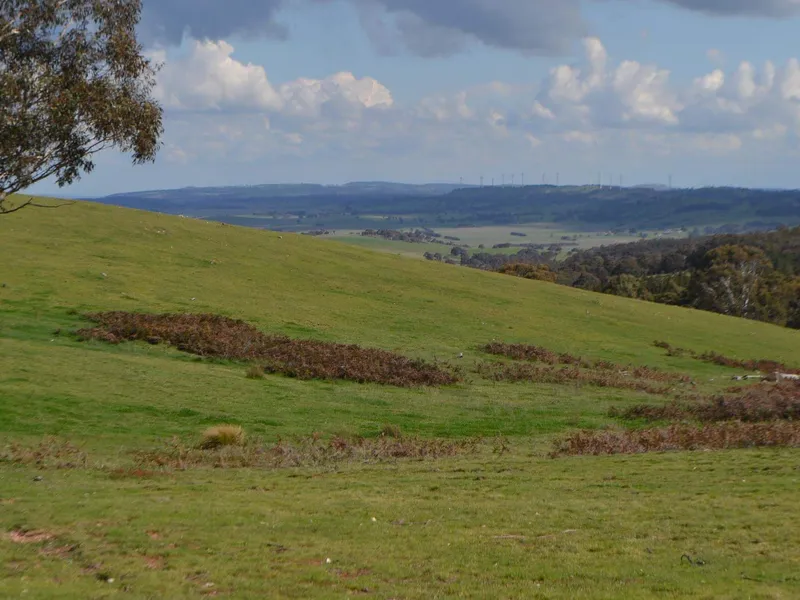 100 acres only 30 min to Goulburn. Stunning views, massive potential,.