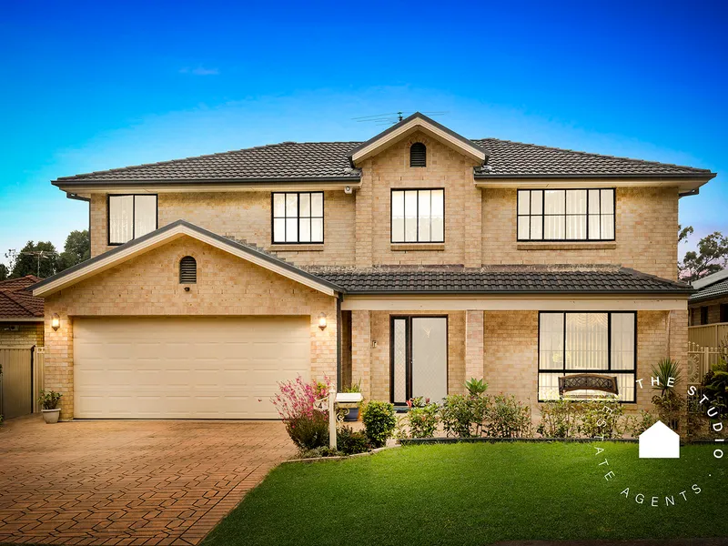 Stylish dual-level family sanctuary positioned in a quiet leafy street