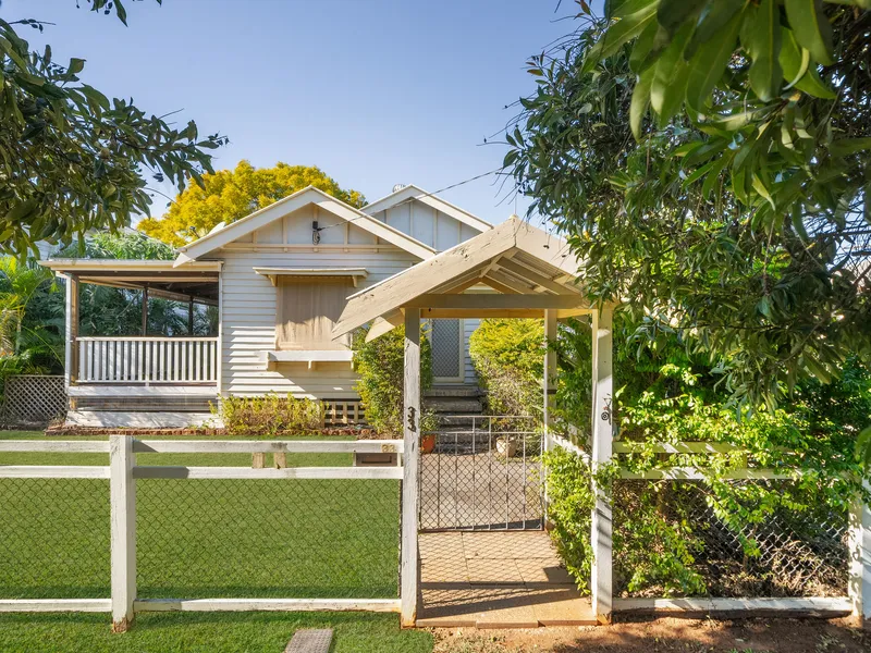 Live in now with scope to develop or renovate in the future