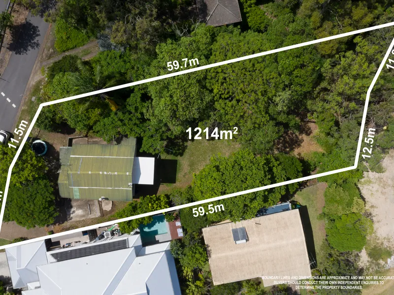 1214m2 in “Avenues “of Camp Hill.  Your own piece of paradise.