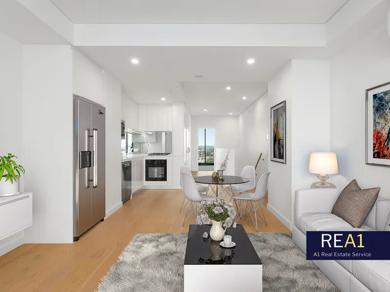 Brand-new 2 bedroom apartment, split-level with Northerly aspect.