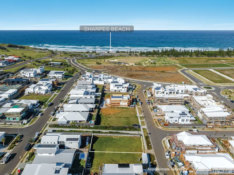 Registered vacant land with DA approved plans