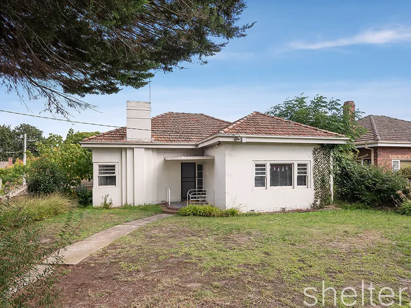 PERIOD HOME WITH BOUNDLESS POTENTIAL ON CORNER BLOCK 