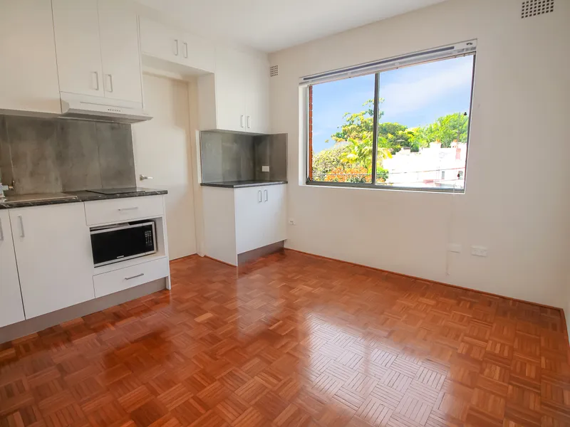 Sun filled studio unit in Paddington