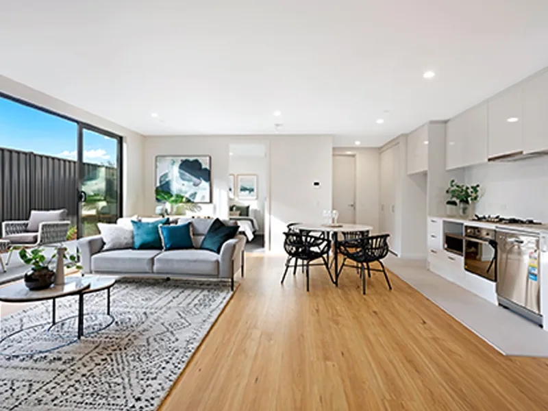 Light Filled and Private Fully Landscaped Courtyard