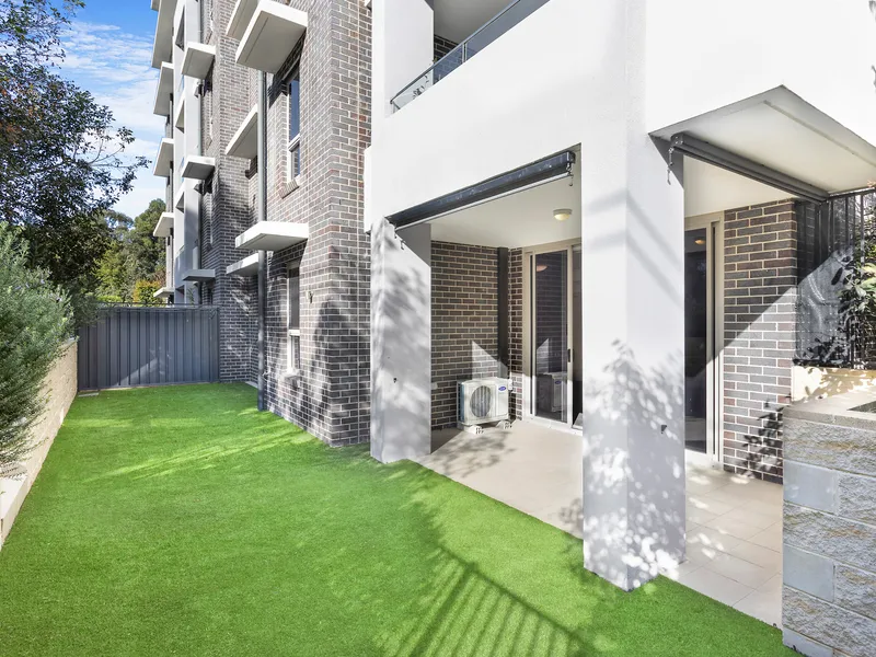 Modern, move-in ready and a large, sunny courtyard.