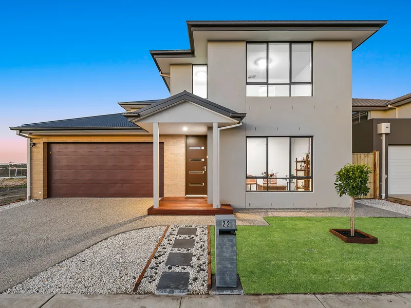 Modern new home with desirable convenience